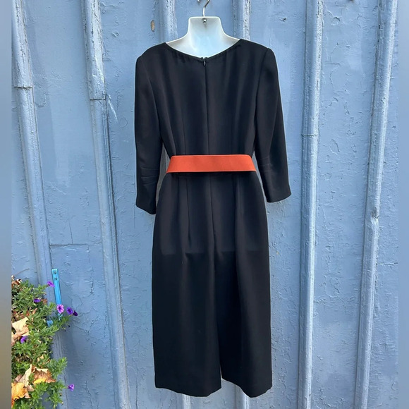 Comrags V neck Black Shift Dress, size Small - Picture 5 of 13